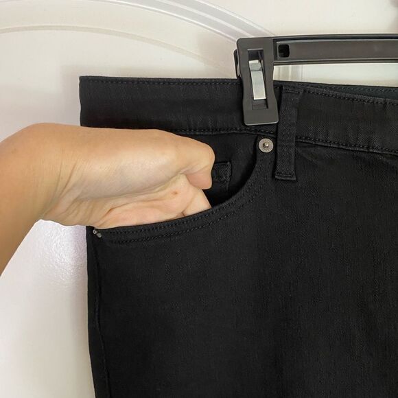 Torrid Black Sky High Skinny Premium Stretch High-Rise Jean Distressed N… - Picture 10 of 15